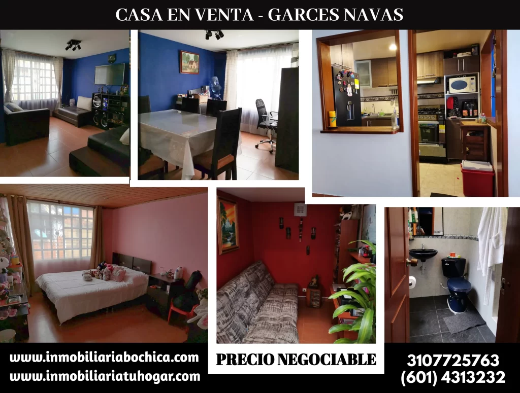 Casa En Venta Garces Navas – Noroccidente De Bogota D.c