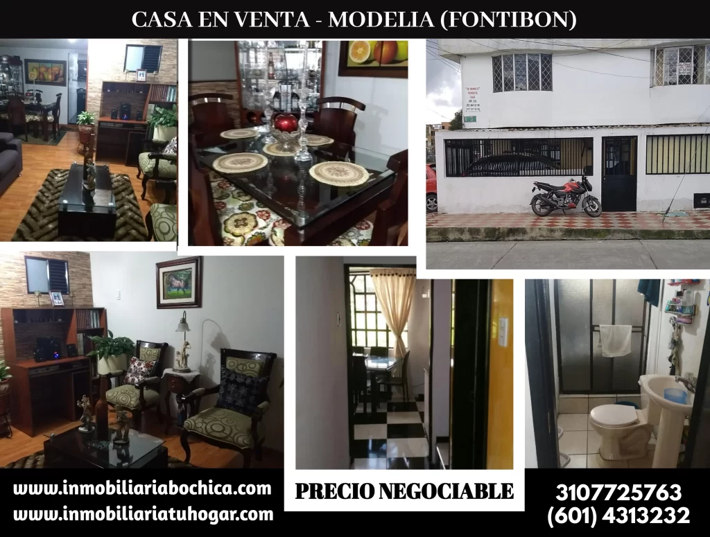 Casa En Venta Modelia – Occidente De Bogota D.c