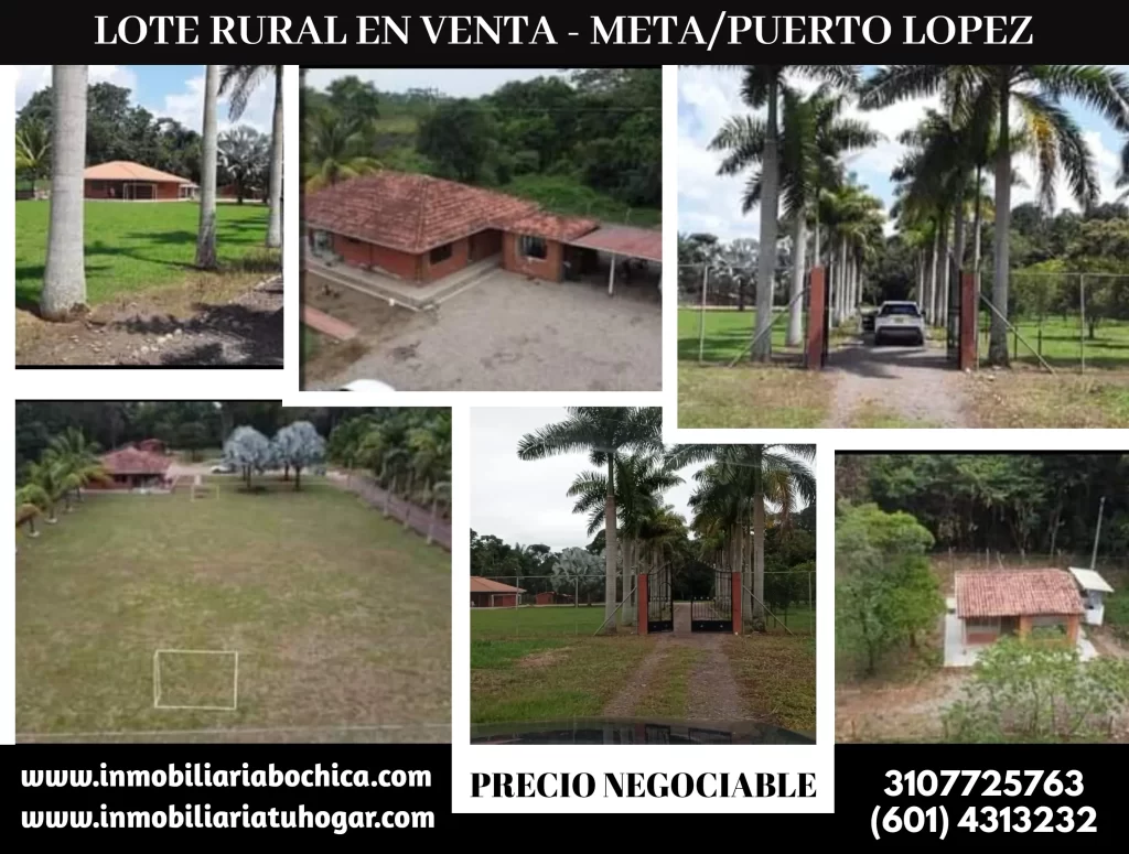 Lote En Venta Puerto Lopez – Meta